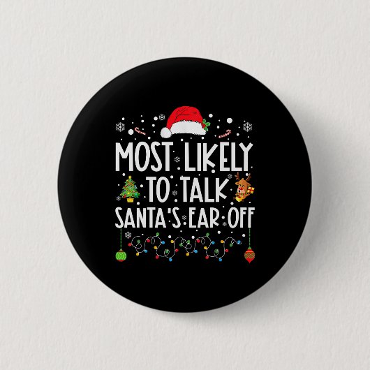 Am wahrscheinlichsten spricht Weihnachten von der  Button (Vorderseite)