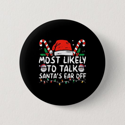 Am wahrscheinlichsten spricht Weihnachten von der Button (Vorderseite)