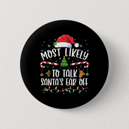 Am wahrscheinlichsten spricht Weihnachten von der Button (Vorderseite)