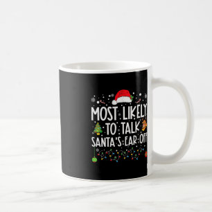 Am wahrscheinlichsten spricht Weihnachten von der  Kaffeetasse