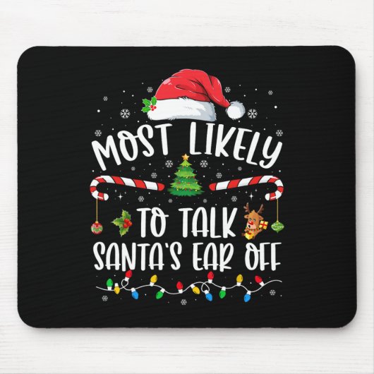 Am wahrscheinlichsten spricht Weihnachten von der Mousepad (Vorne)