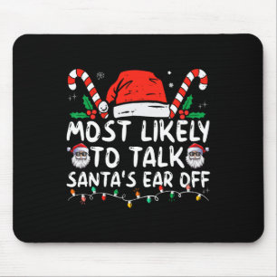Am wahrscheinlichsten spricht Weihnachten von der  Mousepad
