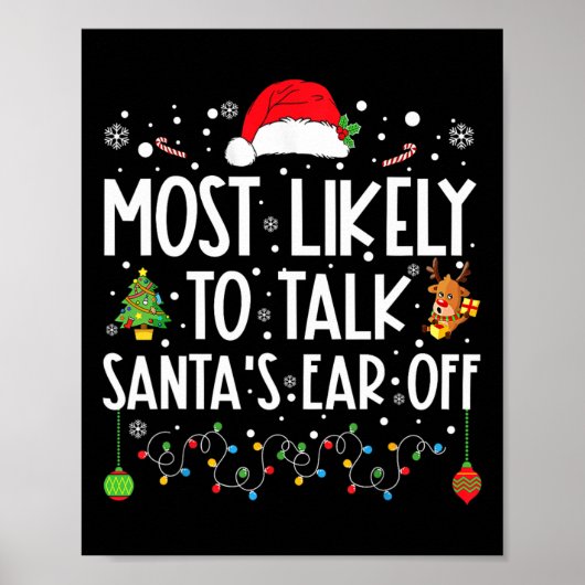Am wahrscheinlichsten spricht Weihnachten von der Poster (Vorne)