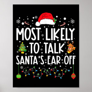 Am wahrscheinlichsten spricht Weihnachten von der  Poster