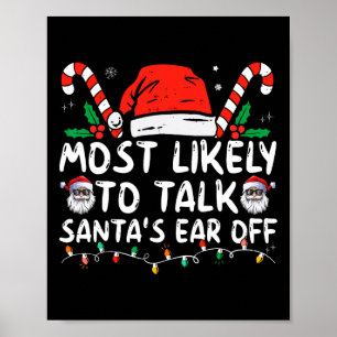 Am wahrscheinlichsten spricht Weihnachten von der  Poster