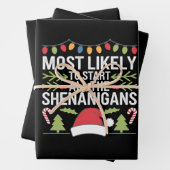 Am wahrscheinlichsten starten alle Shenanigans lus Geschenkpapier Set (Beispiel)