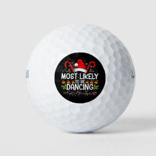 Am wahrscheinlichsten tanzende passende Familie Golfball