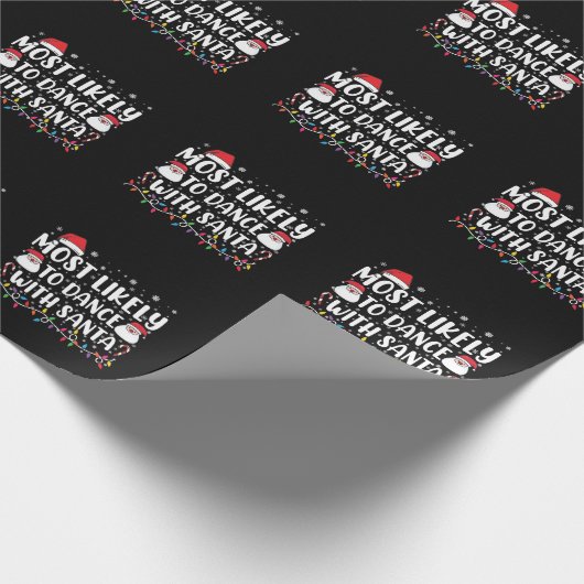 Am wahrscheinlichsten tanzt mit Weihnachten der We Geschenkpapier (Ecke)