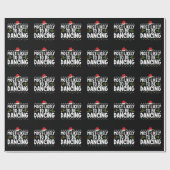 Am wahrscheinlichsten tanzt Weihnachtsfamilie Geschenkpapier (Flach)