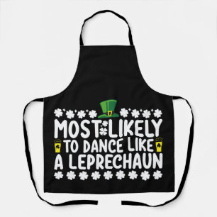 Am wahrscheinlichsten tanzt wie ein Leprechaun am Schürze