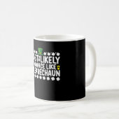 Am wahrscheinlichsten tanzt wie ein Leprechaun St  Kaffeetasse (VorderseiteRechts)