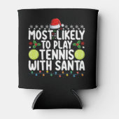 Am wahrscheinlichsten Tennis mit Weihnachten spiel Dosenkühler (Vorderseite)
