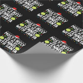 Am wahrscheinlichsten Tennis mit Weihnachten spiel Geschenkpapier (Ecke)