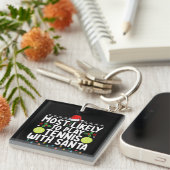 Am wahrscheinlichsten Tennis mit Weihnachten spiel Schlüsselanhänger (Vorderseite rechts)