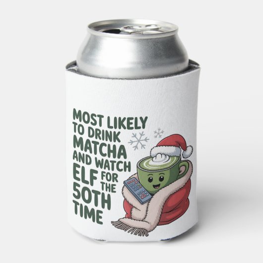 Am wahrscheinlichsten trinken Matcha und beobachte Dosenkühler (Kanne Vorderseite)