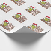 Am wahrscheinlichsten trinken Matcha und beobachte Geschenkpapier (Ecke)