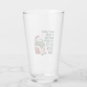 Am wahrscheinlichsten trinken Matcha und beobachte Glas (Rückseite)