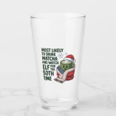 Am wahrscheinlichsten trinken Matcha und beobachte Glas (Vorderseite)