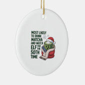 Am wahrscheinlichsten trinken Matcha und beobachte Keramik Ornament (Rechts)