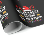 Am wahrscheinlichsten trinken Sie alle Bourbon Wei Geschenkpapier (Rolleneckpunkt)