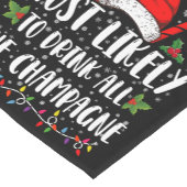 Am wahrscheinlichsten trinken Sie alle Champagner Kurzer Tischläufer (Ecke)