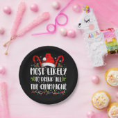 Am wahrscheinlichsten trinken Sie alle Champagner  Pappteller (Party)