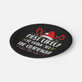 Am wahrscheinlichsten trinken Sie alle Champagner Pappteller (Schrägansicht)