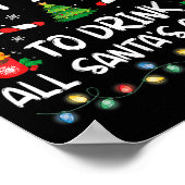 Am wahrscheinlichsten trinken Sie alle Weihnachten Poster (Ecke)