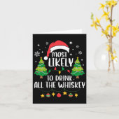 Am wahrscheinlichsten trinken Sie alle Whiskey pas Karte (Gelbe Blume)