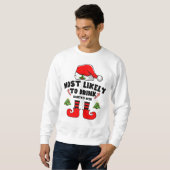 Am wahrscheinlichsten trinken Sie das Bier des Wei Sweatshirt (Vorne ganz)