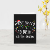 Am wahrscheinlichsten trinken Sie das ganze Vodka  Karte (Gelbe Blume)