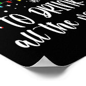 Am wahrscheinlichsten trinken Sie das ganze Vodka  Poster (Ecke)