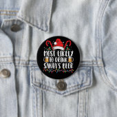 Am wahrscheinlichsten trinken Sie Weihnachts-Bier Button (Beispiel)