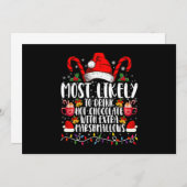 Am wahrscheinlichsten trinkt man scharfe Marshmall Einladung (Vorne/Hinten)