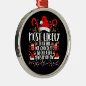 Am wahrscheinlichsten trinkt man scharfe Marshmall Ornament Aus Metall (Rechts)