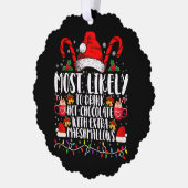 Am wahrscheinlichsten trinkt man scharfe Marshmall Ornament Karte (Links)