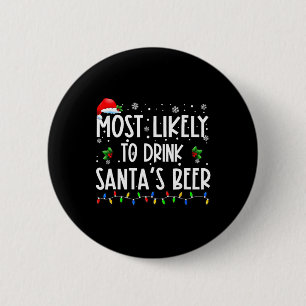 Am wahrscheinlichsten trinkt man Weihnachts-Bier Button