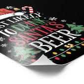 Am wahrscheinlichsten trinkt man Weihnachtsbiere,  Fotodruck (Ecke)