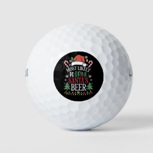 Am wahrscheinlichsten trinkt man Weihnachtsbiere, Golfball
