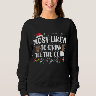 Am wahrscheinlichsten trinkt Weihnachten den ganze Sweatshirt