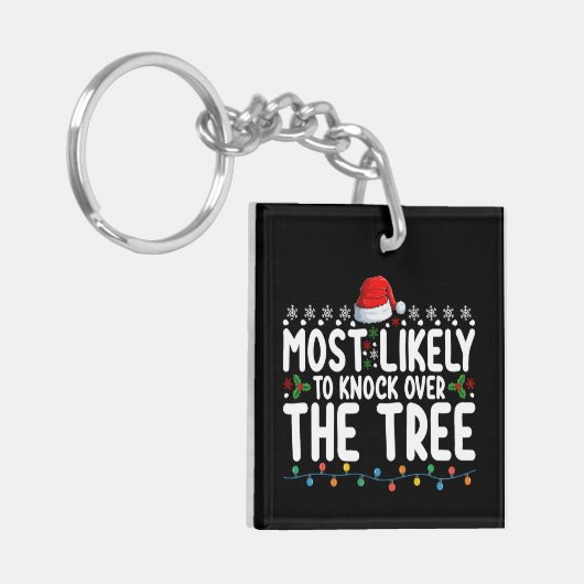 Am wahrscheinlichsten, über den Baum Weihnachten z Schlüsselanhänger (Vorderseite links)