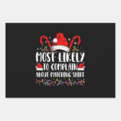 Am wahrscheinlichsten über Matching Shirt Xmas zu  Geschenkpapier Set (Vorderseite)