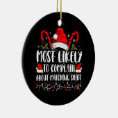 Am wahrscheinlichsten über Matching Shirt Xmas zu Keramik Ornament (Rechts)