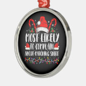 Am wahrscheinlichsten über Matching Shirt Xmas zu Ornament Aus Metall (Links)