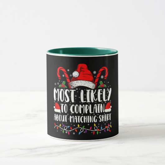 Am wahrscheinlichsten über Matching Shirt Xmas zu  Tasse (Zentrum)