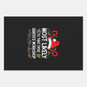 Am wahrscheinlichsten übernimmt Weihnachts-Worksho Geschenkpapier Set (Vorderseite)