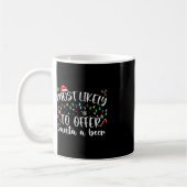 Am wahrscheinlichsten, um Santa A Bier Spaß trinke Kaffeetasse (Links)
