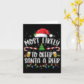 Am wahrscheinlichsten, um Santa A Bier Spaß trinke Karte (Gelbe Blume)