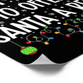 Am wahrscheinlichsten, um Santa A Bier Spaß trinke Poster (Ecke)