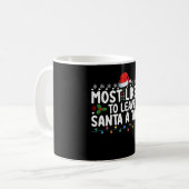 Am wahrscheinlichsten, um Santa A Taco Weihnachten Kaffeetasse (Vorderseite Links)